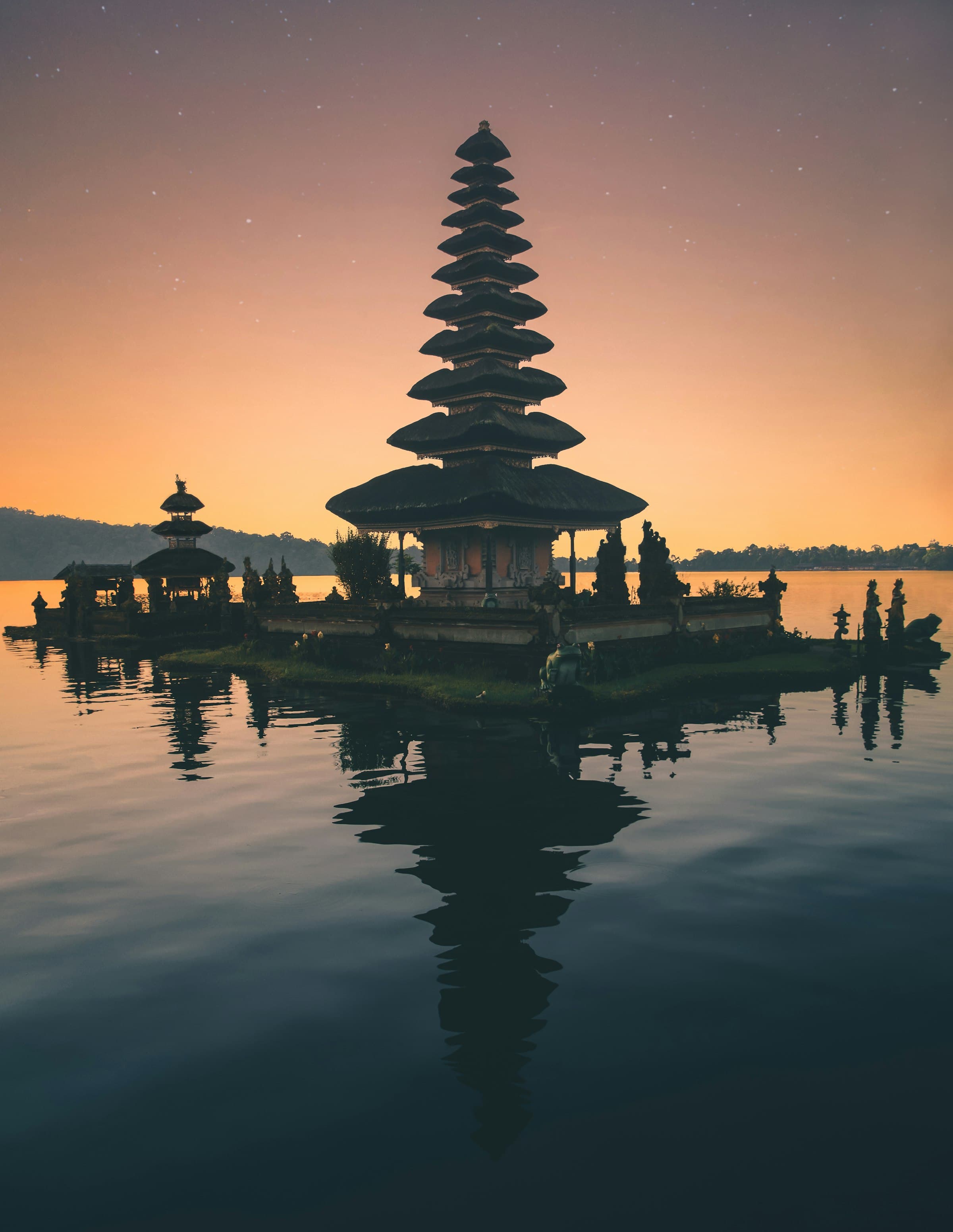 Sunset at the Water Temple